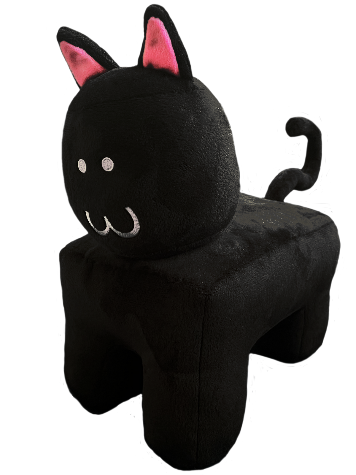 CAT BLACK PLUSHIE *READY TO SHIP!*