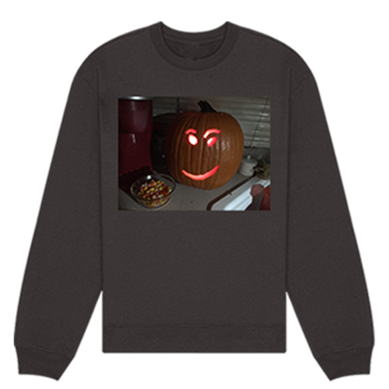 PUMPKIN SWEATER *GRAY*