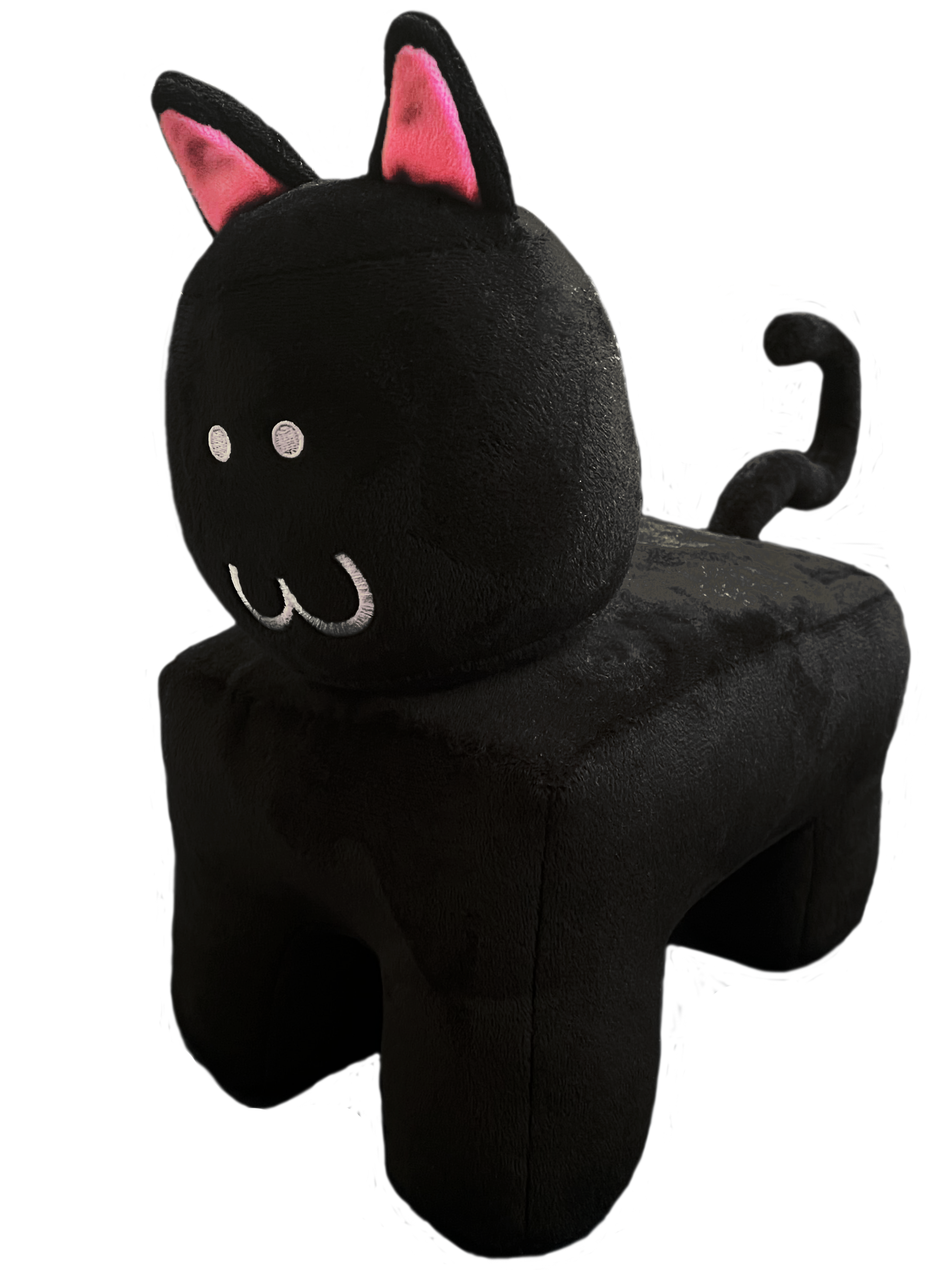 CAT BLACK PLUSHIE *READY TO SHIP!*