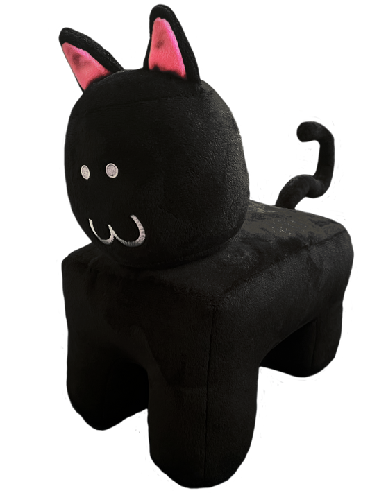 CAT BLACK PLUSHIE *READY TO SHIP!*