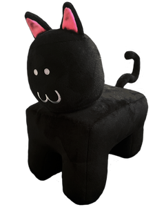 CAT BLACK PLUSHIE *READY TO SHIP!*