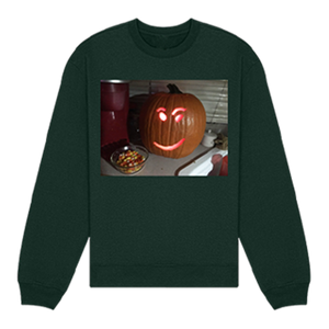 PUMPKIN SWEATER *DARK GREEN*