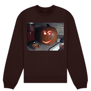 PUMPKIN SWEATER *DARK RED*
