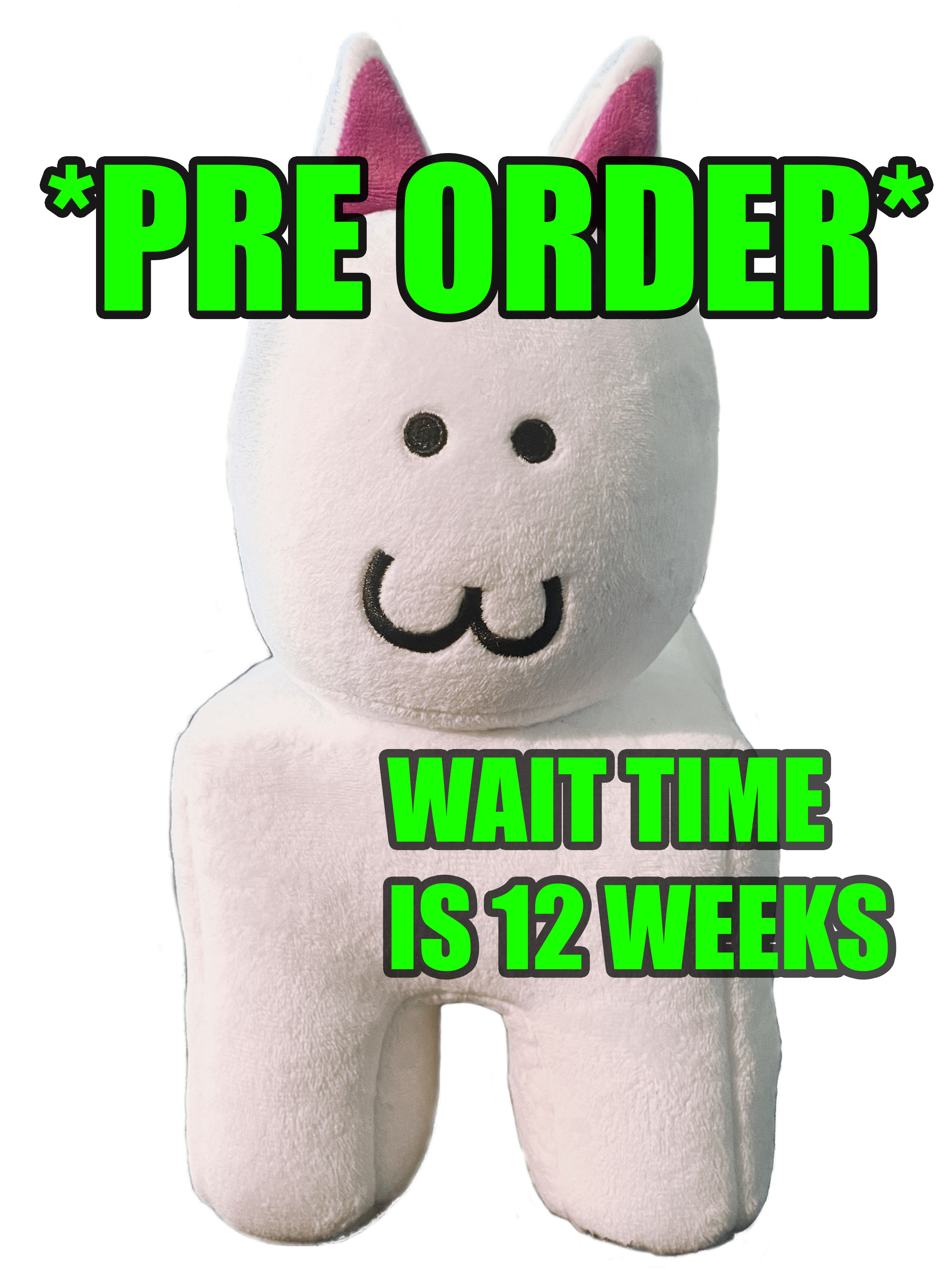 CAT PLUSHIE *PRE ORDER*