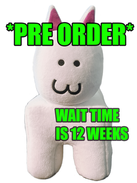 CAT PLUSHIE *PRE ORDER* ENDS ON THE 23RD!