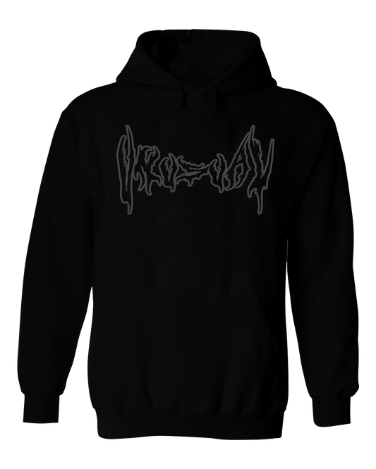 GRAY LOGO HOODIE